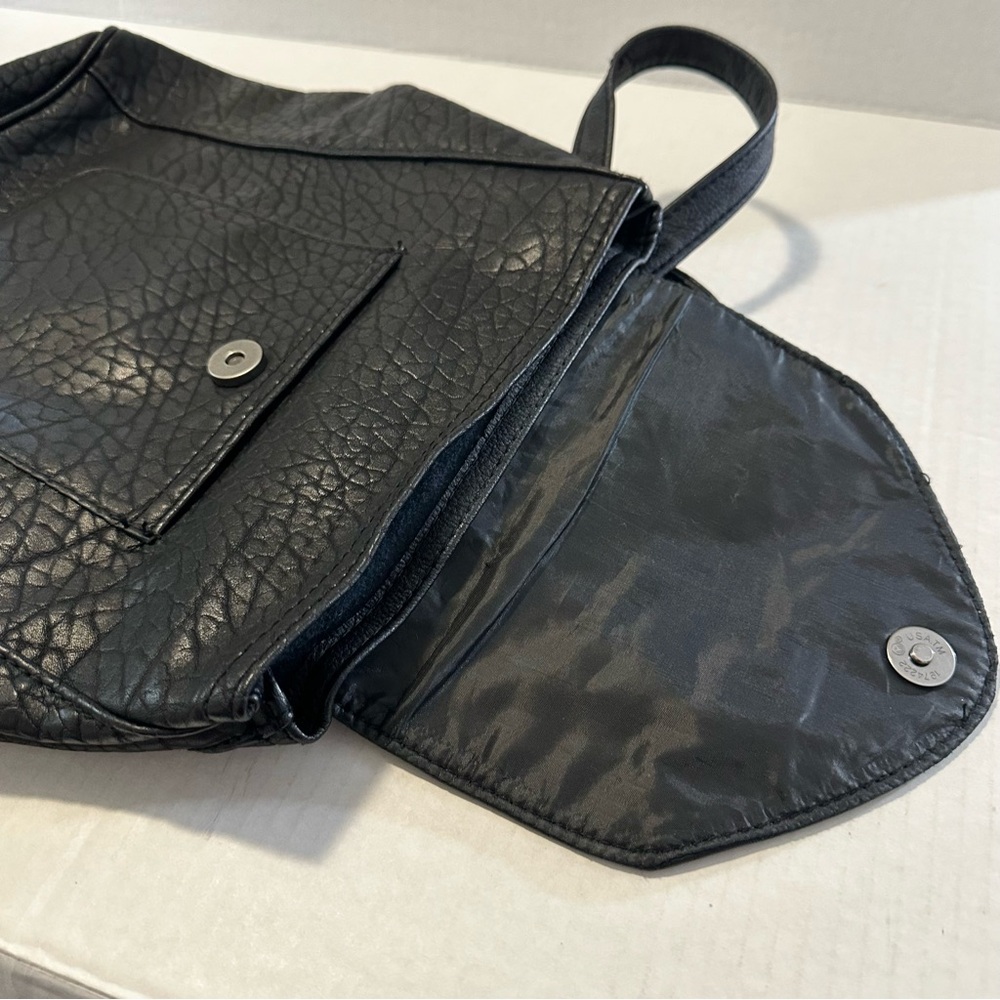 Abercrombie & Fitch Black Faux Leather Mini Backpack - Picture 3 of 7